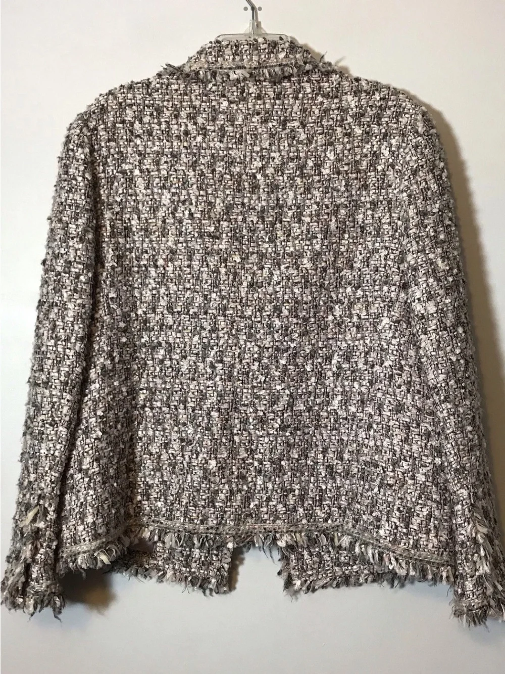 CHANEL Fantasy Tweed Jacket and Skirt set  size 46/44